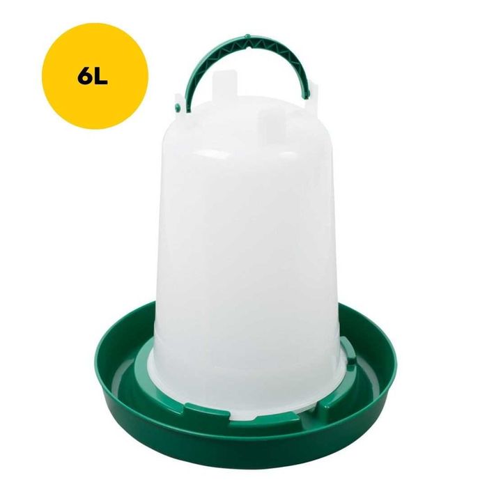 Poidło dla drobiu kaczek gęsi kur 6 litrowe poidła