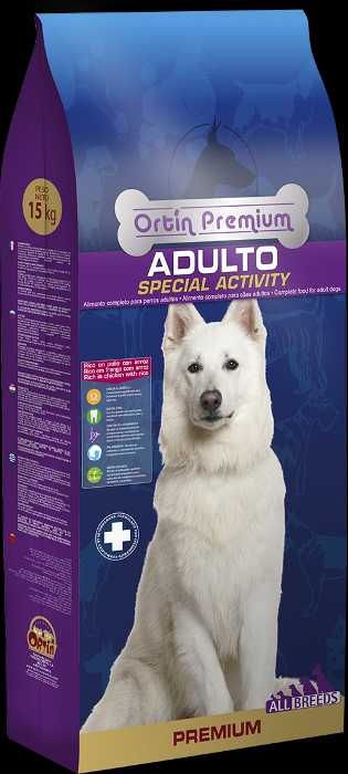 Dla Psa Ortín Premium Adult Wieprzowina + Drób Special Activity 3 kg