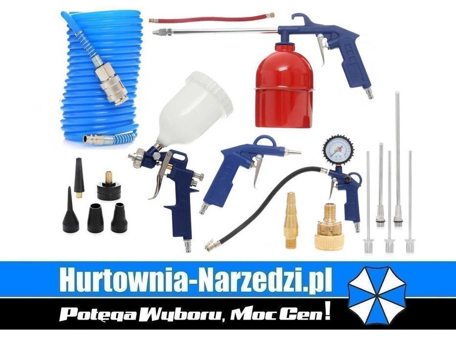Zestaw pneumatyczny do kompresora 18 w 1 narzędzia pnemuatyczne narzędzia do sprężarki zestaw do kompresora zestaw narzędzi do sprężarki TA103