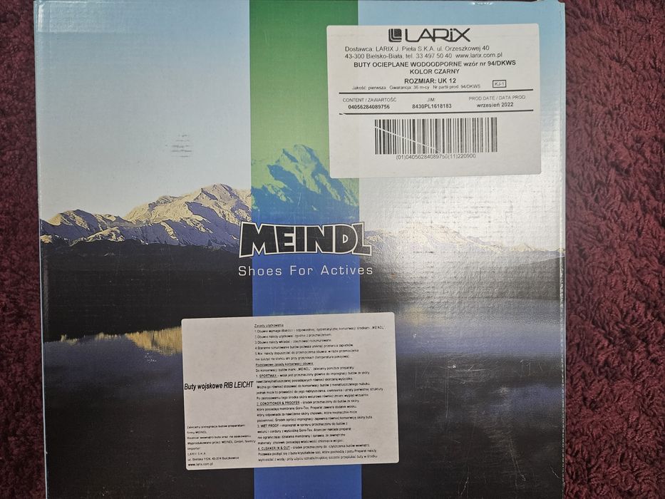 Buty Meindl Rib Leicht roz.47