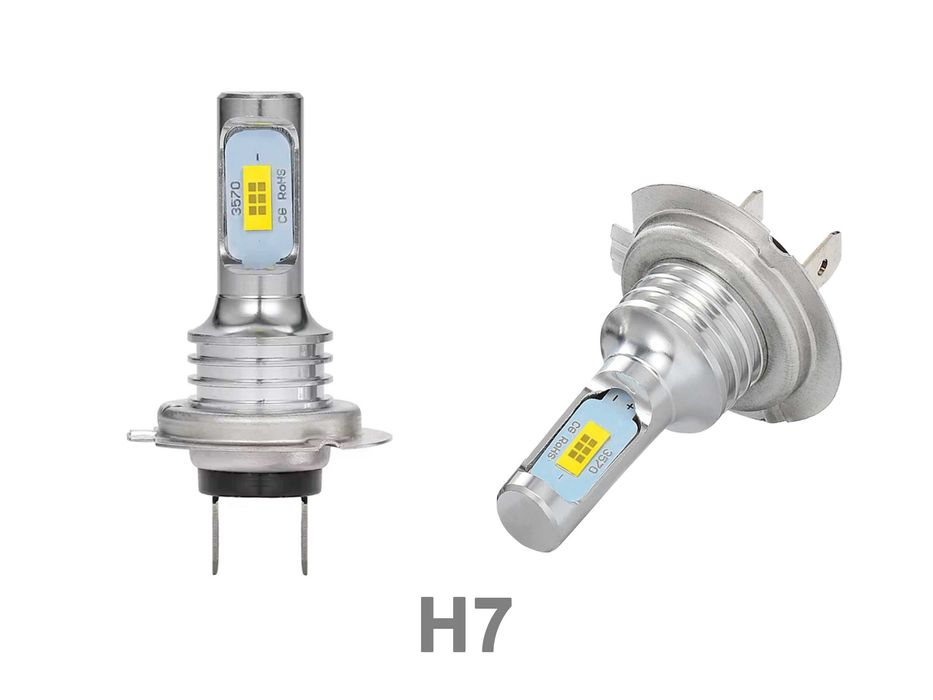 Lâmpadas de LED H4 - H7 - H1 (DC 12-24V 80W 6000K 20000LM)