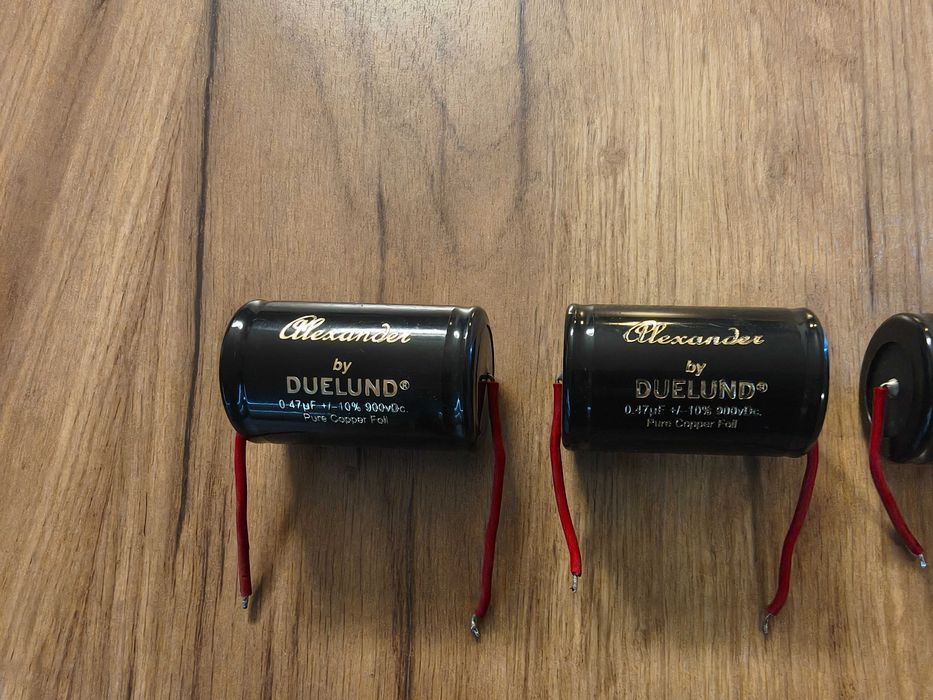 4 x Duelund Alexander Pure Cooper Foil 0.47uf 900V.