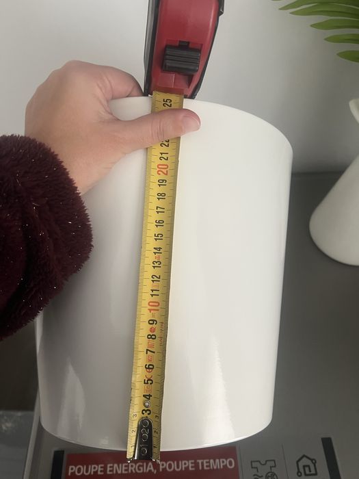 Vaso branco novo ikea