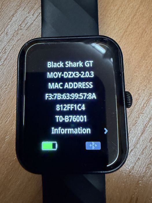 Smartwatch Black Shark GT