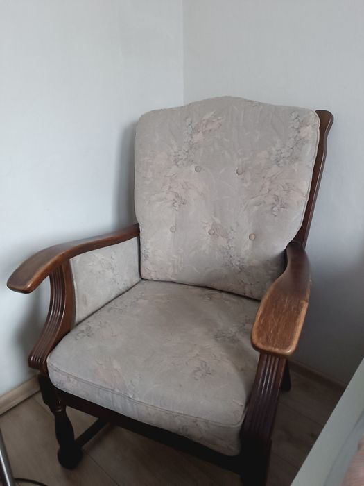 Fotel drewniany - super wygodny