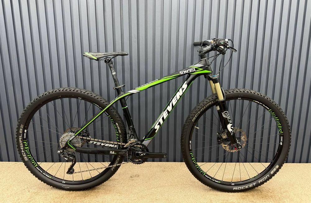Гірський карбоновий велосипед М 29 Stevens Sonora ES FOX 32 Deore XT 3x10