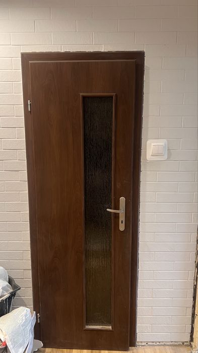 Drzwi 60 cm z szybką