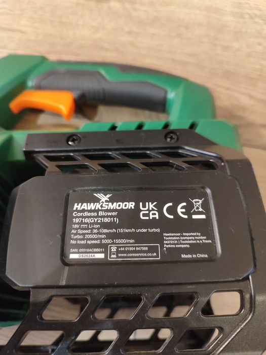 Dmuchawa akumulatorowa Hawksmoor 18v