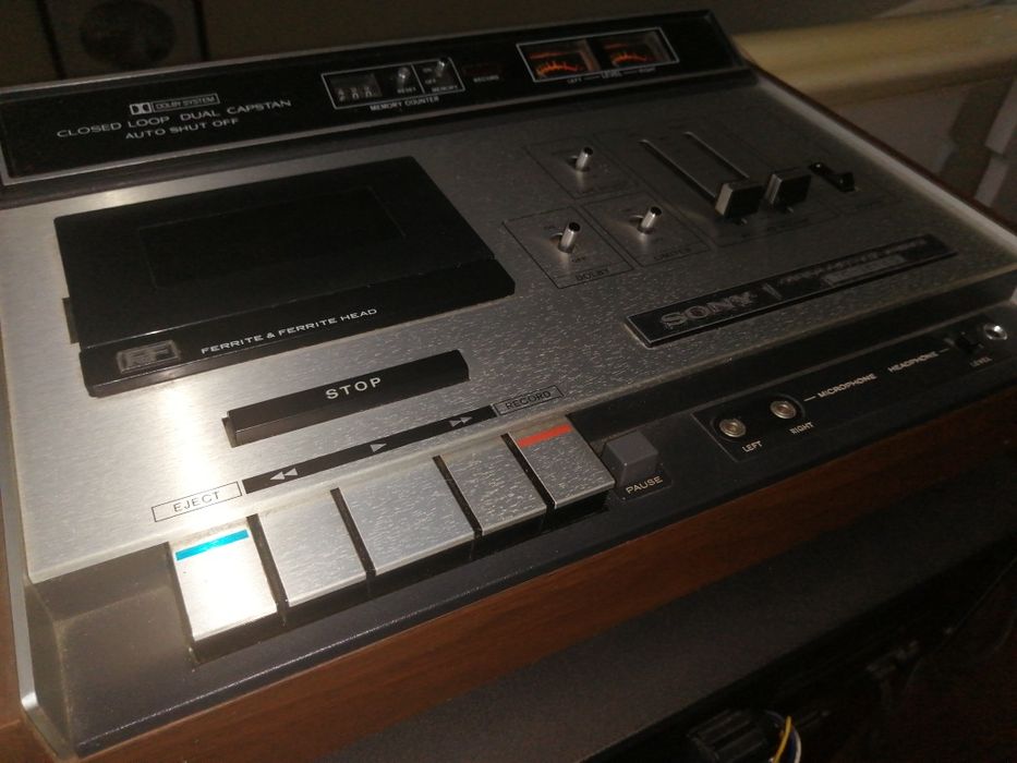 Tape deck Sony anos 70