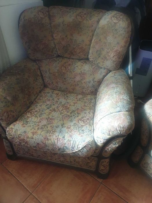 Conjunto Sofá Madeira