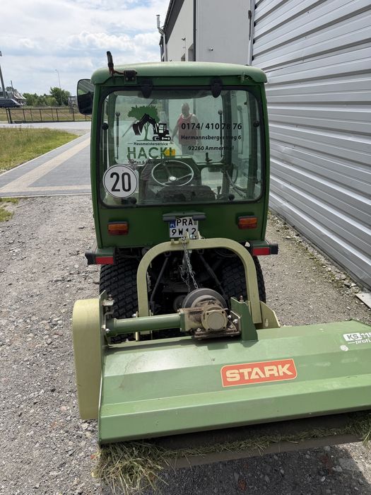 Traktorek kosiarka John Deere 4010 4x4 Pług śnieżny