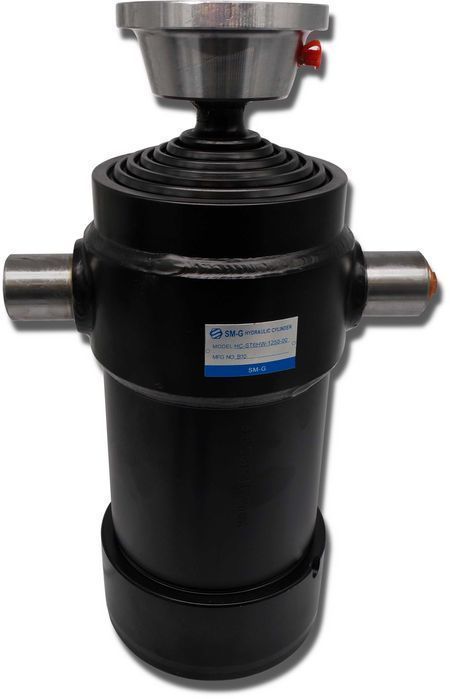 Siłownik skok 1250 kołyska agregat 24V KPL [7264]