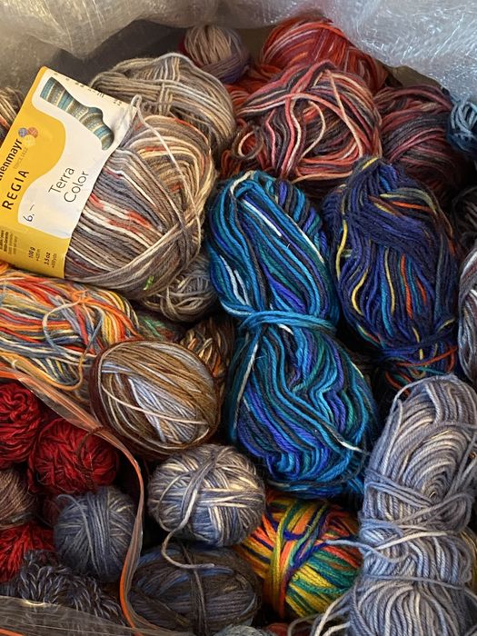 Пряжа меланж шкарпеткова пряжа