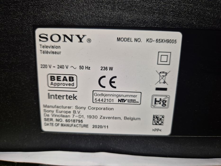 Telewizor Sony 65"