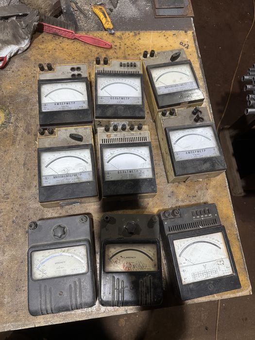 Приборы вольтмет амперметр