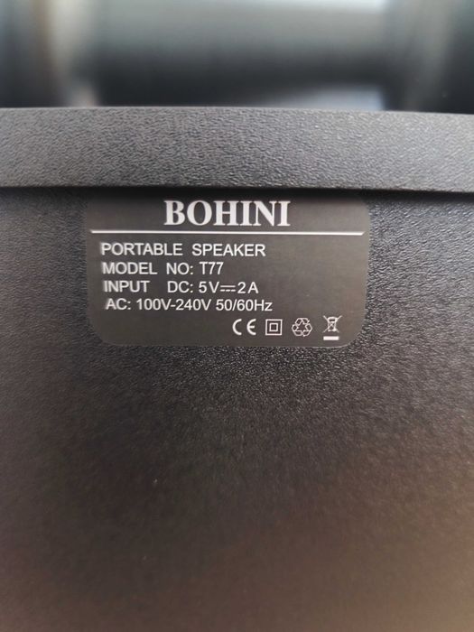 Głośnik Bluetooth BOHINI T77