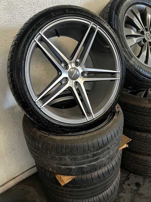 JANTES VEEMAN 19 5X112 COM PNEUS NOVOS