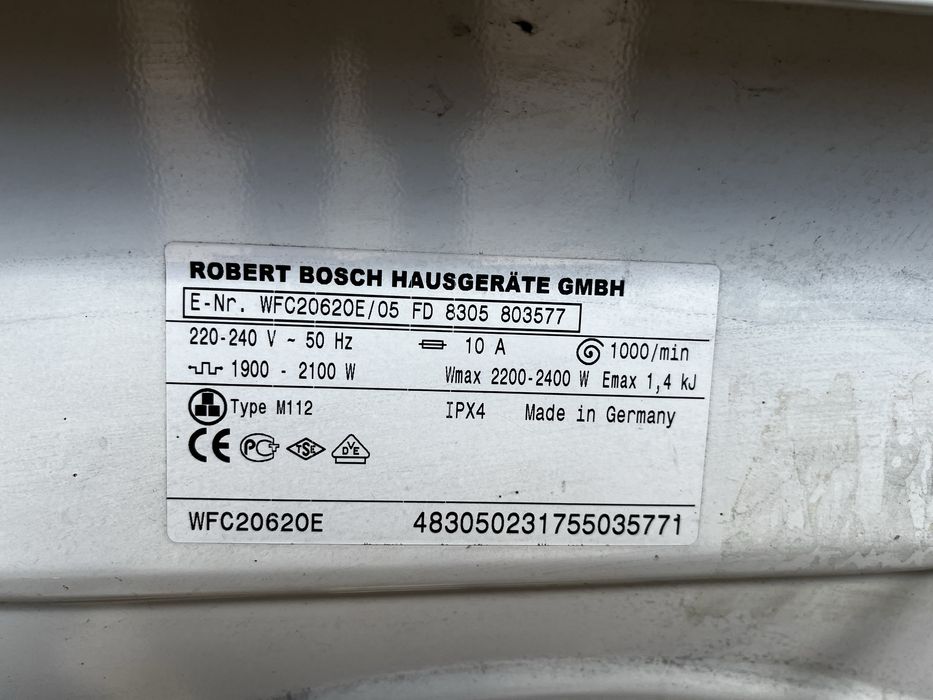 Продам пральну машину на запчастини BOSCH MAXX 4