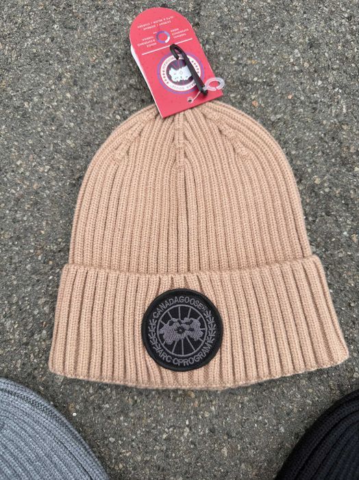 Шапка Canada Goose | Зимова шапка Канадський Гусь