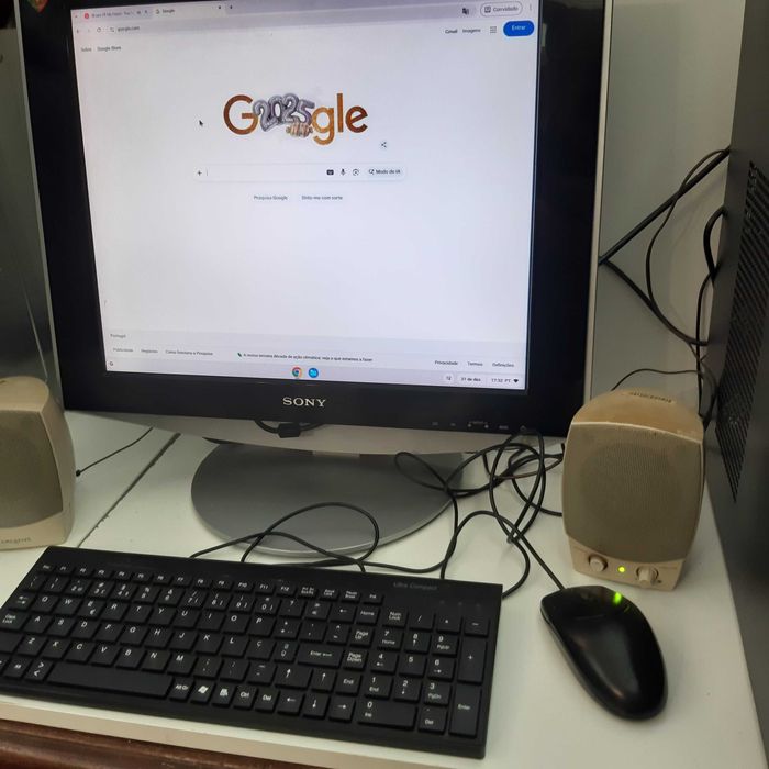 Computador PC Desktop Completo Chrome OS Flex AMD A4-7300 8GB Ram 1 TB