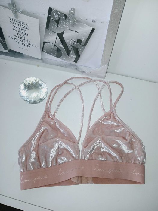 Aksamitny biustonosz Victoria's Secret S