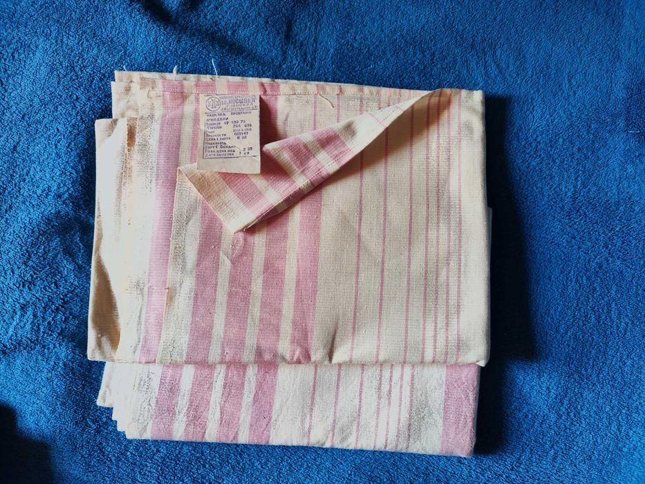 Простынь льняная новая