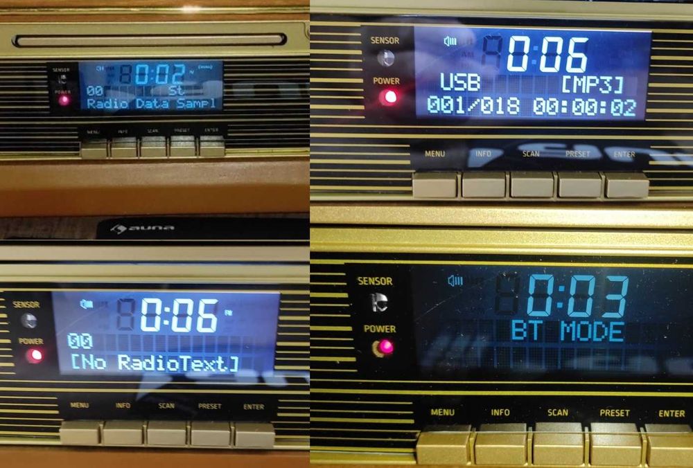 Ретро-стереосистема Auna Belle Epoque 1906 DAB, BT CD DAB USB УЦІНКА