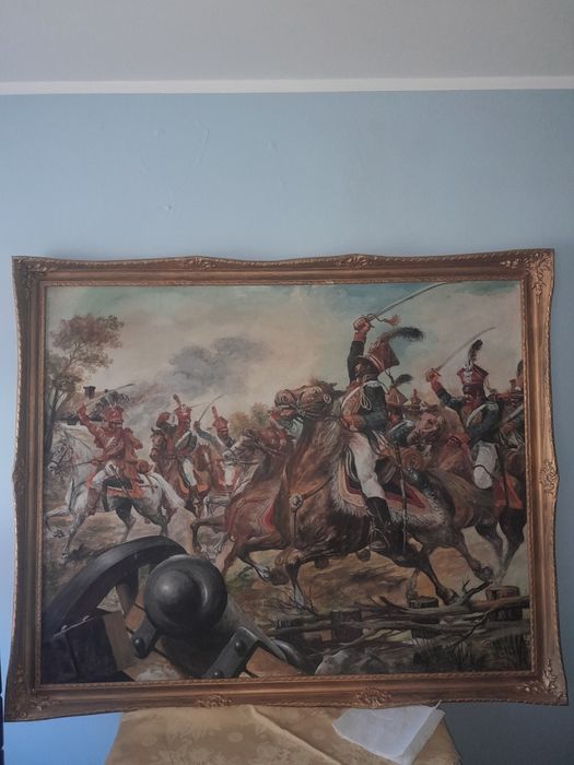 Sprzedam obraz Ułani  namalowal Stobiecki