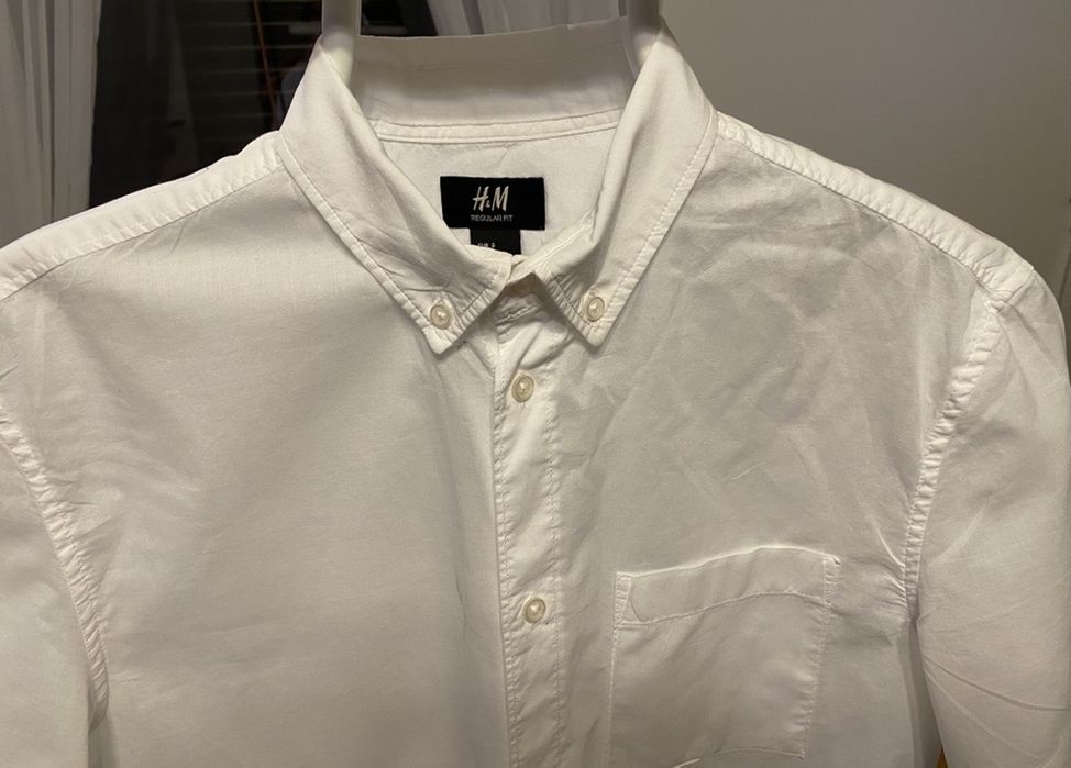 H&M koszula biała młodzieżowa