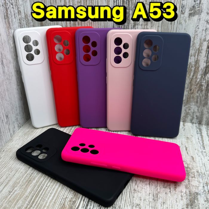Не пачкаются‼️ Чехол софттач Silicone Case на Samsung А53/ A73 Чохол