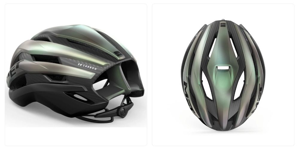 Original Capacete MET Trenta 3k carbon ( cinza )