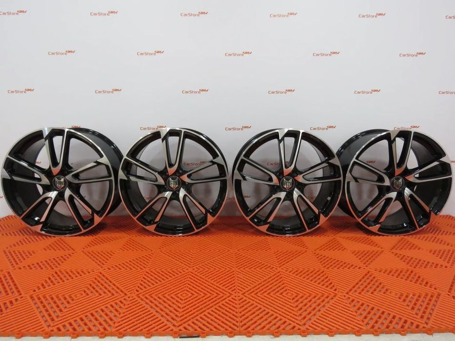 Jantes Fox MBZ 19 x 8 et 33 5x112 Preto + Maquinado
