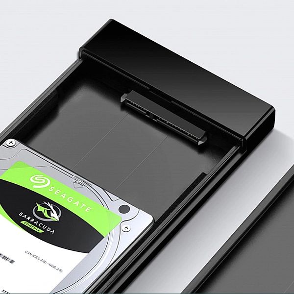 Ugreen adapter obudowa kieszeń na dysk SATA 2.5'' USB 3.0 czarny (US22