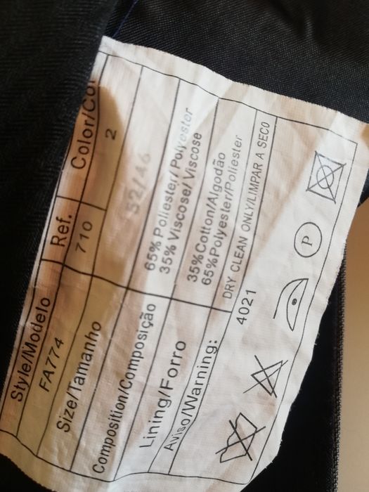 Fato cerimónia completo p/ homem