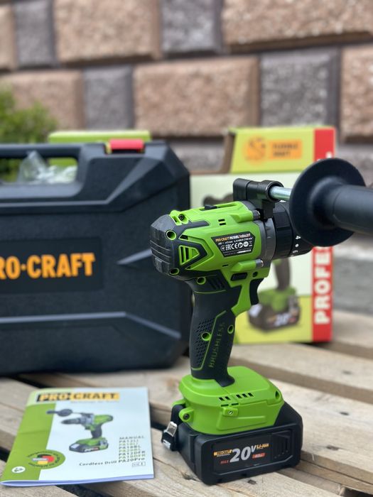 Акція! Ударний шуруповерт Procraft Pa18bl без акб та зп