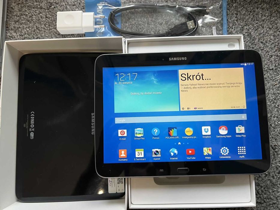 Tablet Samsung Tab 3 16GB WIFI 10.1" Android Biały Czarny Gwarancja FV