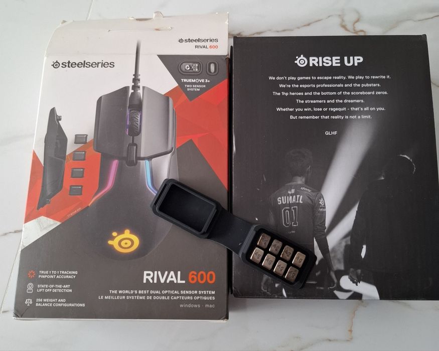Mysz Steelseries Rival 600 kpl z ciężarkami