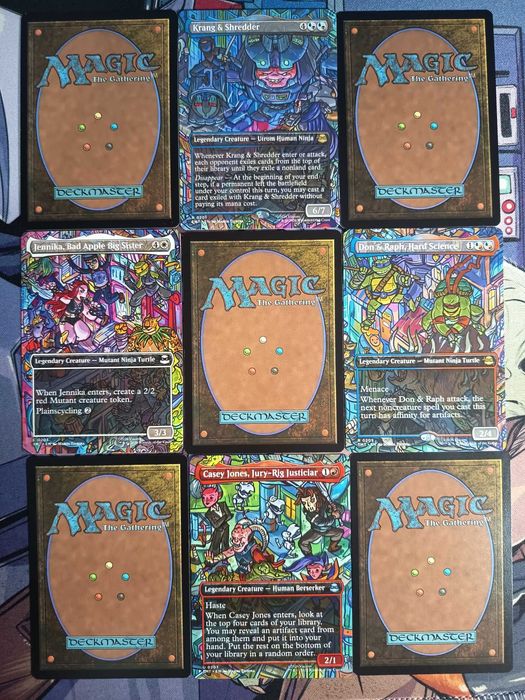 Magic MTG TMNT Panorama 9 Cartas Full Art