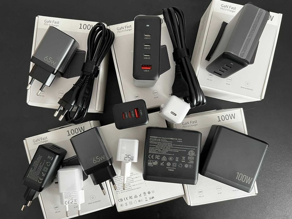 Зарядний пристрій 25W 65W 100W GaN4 Pro USB-by C PD 3.0 PPS 3.3 QC 3.0 для iPhone Samsung зарядний блок швидка зарядка