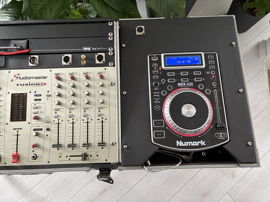 DJ контроллер в проф.кейсе| Numark NDX400 + Studiomaster Fusion