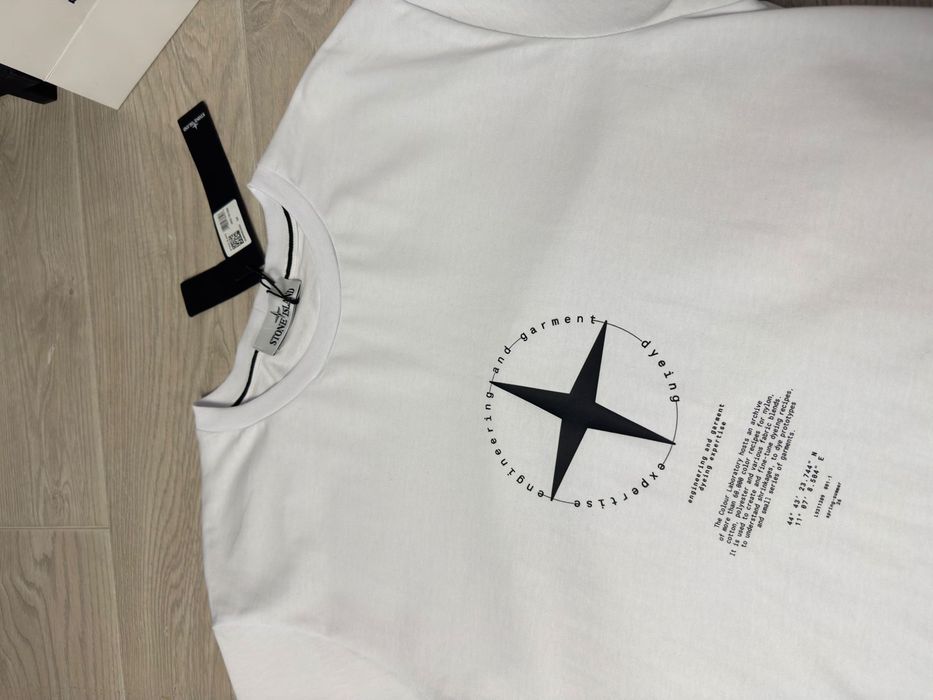 Stone Island Light Compass М,Л,Хл Футболка нова стон айленд stone island cp стон футболка