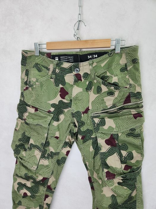 Камуфляжные Штаны карго брюки G star raw