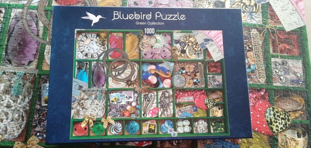 Puzzle Bluebird Zielona kolekcja 1000 kompletne
