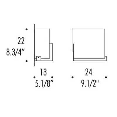 Aplique MANHATTAN P24 da Leucos (Original e Novo)