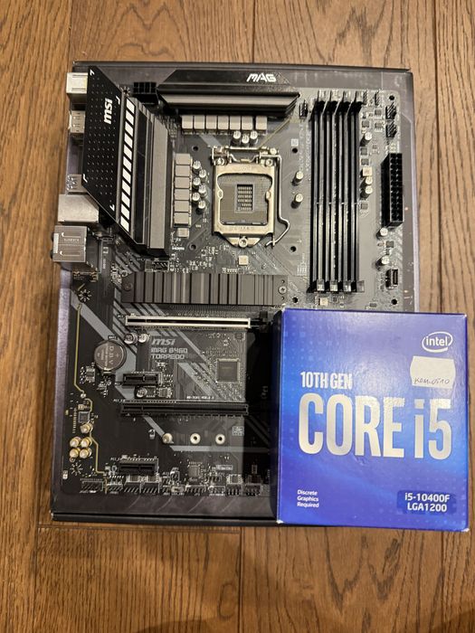 I5 10400f + msi b460 torpedo lga 1200