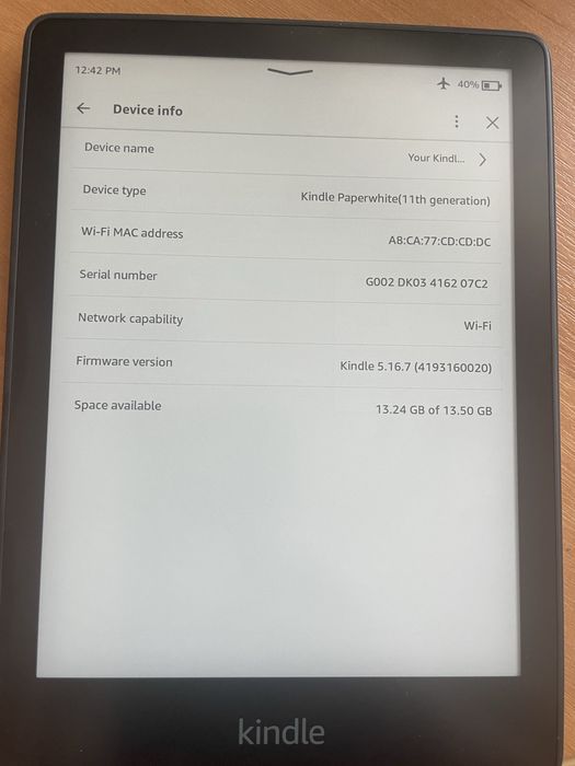 KINDLE Paperwhite 5 16GB 6.8