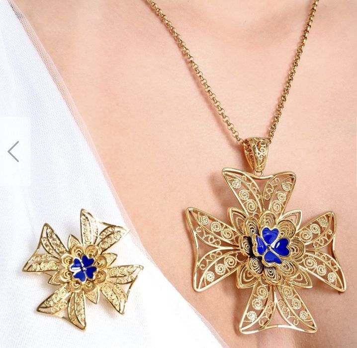 Alfinete Cruz de Malta