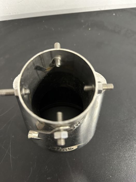 Ponteira de escape  em inox 55mm nova