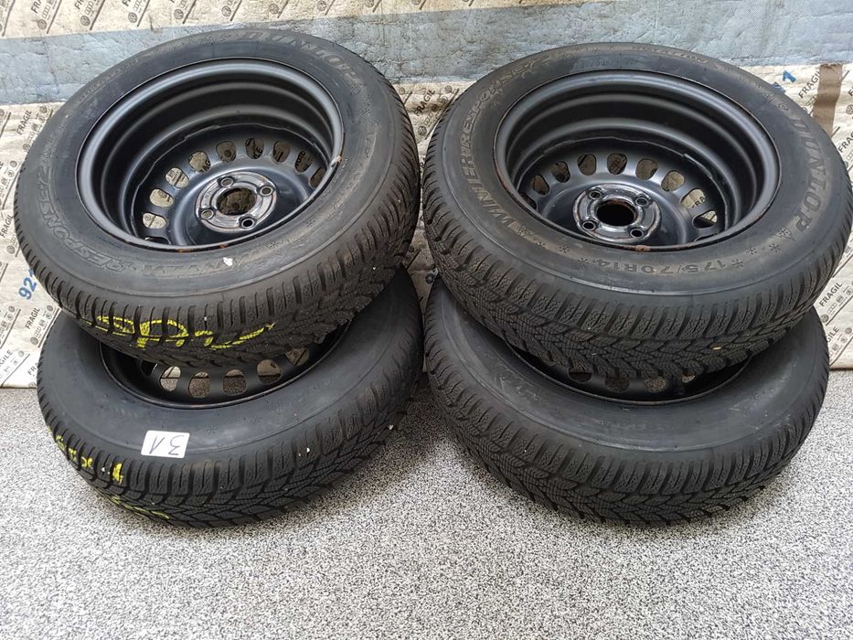 Koła Zimowe Opel Corsa D E Adam Combo  4x100  5,5Jx14 ET39  175/70R14  175/70/14  Tpms