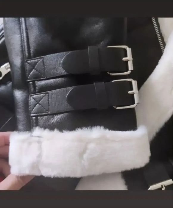 Дублянка з білим хутром Батал. Великі розміри.